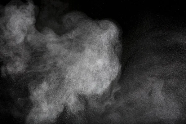 Chmury proszku ciemnym tle — Zdjęcie stockowe
