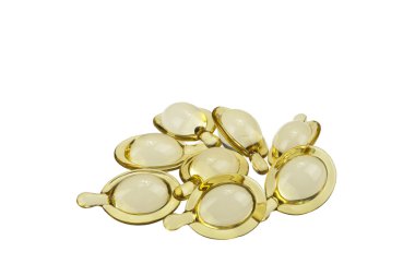 Beyaz arka plan üzerinde saç serum tedavisi