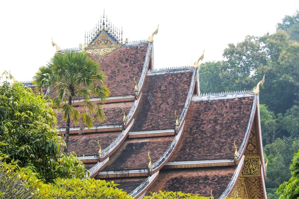 Tempel dak aan lao. — Stockfoto