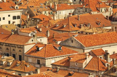 Ünlü şehir Dubrovnik Hırvatistan bir görünümünü