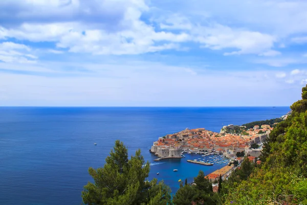 A view of the famous city of Dubrovnik in Croatia — Stock Photo, Image