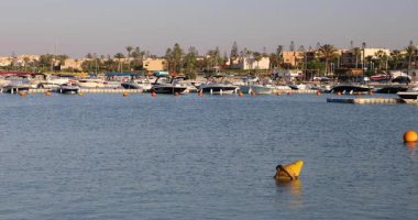 Beautiful view of the residential complex Marina in the center of El Alamein, Egypt