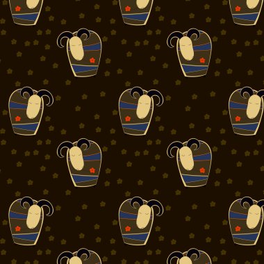 Dikişsiz koyun desen