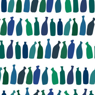 Dikişsiz şişeleri desen
