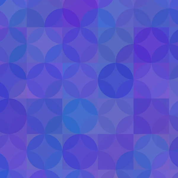 Blaues Kreismosaik. endlos wiederholende Hintergrundtextur drucken. — Stockfoto