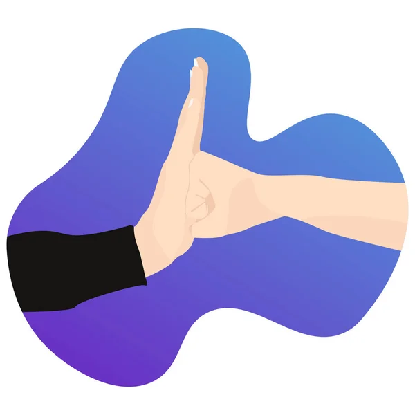 Friends Elbow Touch Side View Boy Fist Bump Salute Power — Stockvector