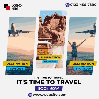 Yaratıcı vektör premium moda satışı sosyal medya şablon koleksiyonu. Sosyal medya paylaşımı ve internet reklamları için uygun. Fotoğraf okuluyla vektör illüstrasyonu