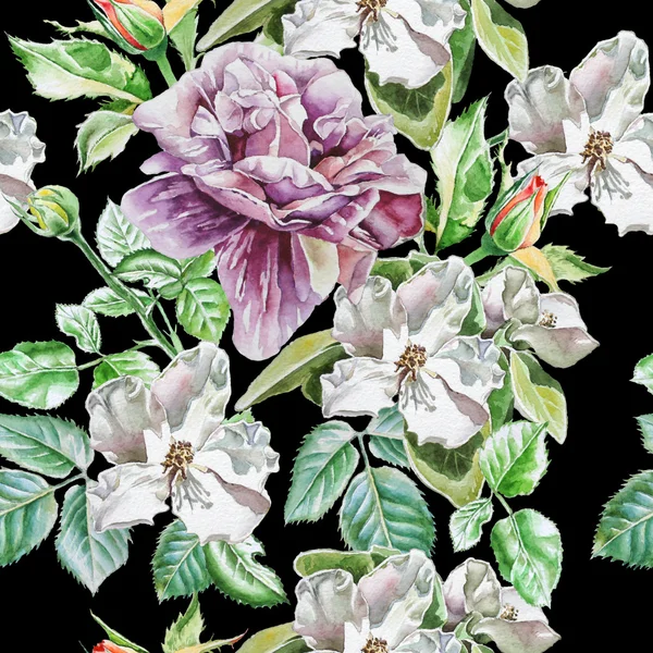 Seamless pattern with flowers.