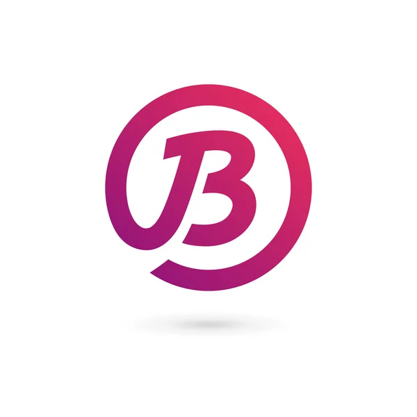 Buchstabe B Logo Icon Design Template Elemente — Stockvektor