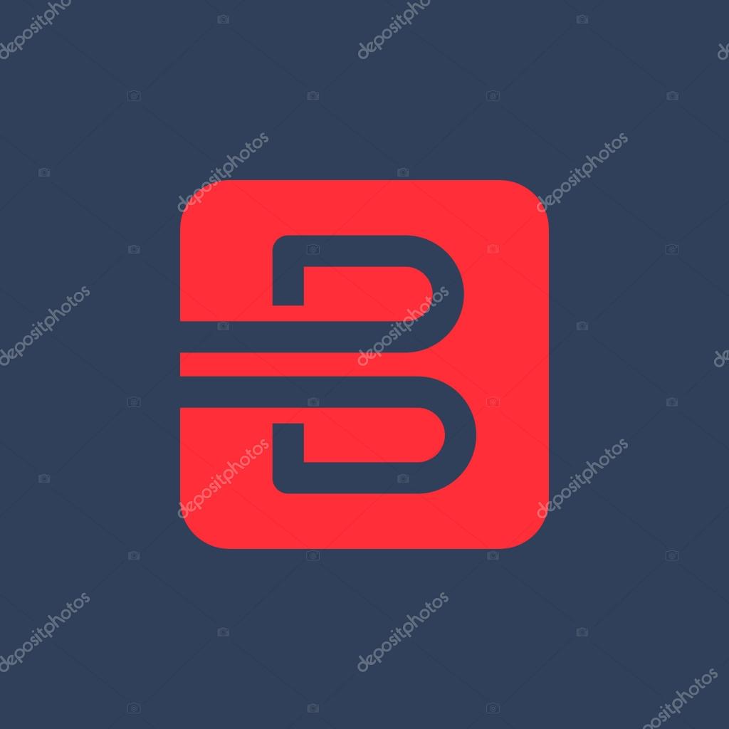 Letter B logo icon design template element