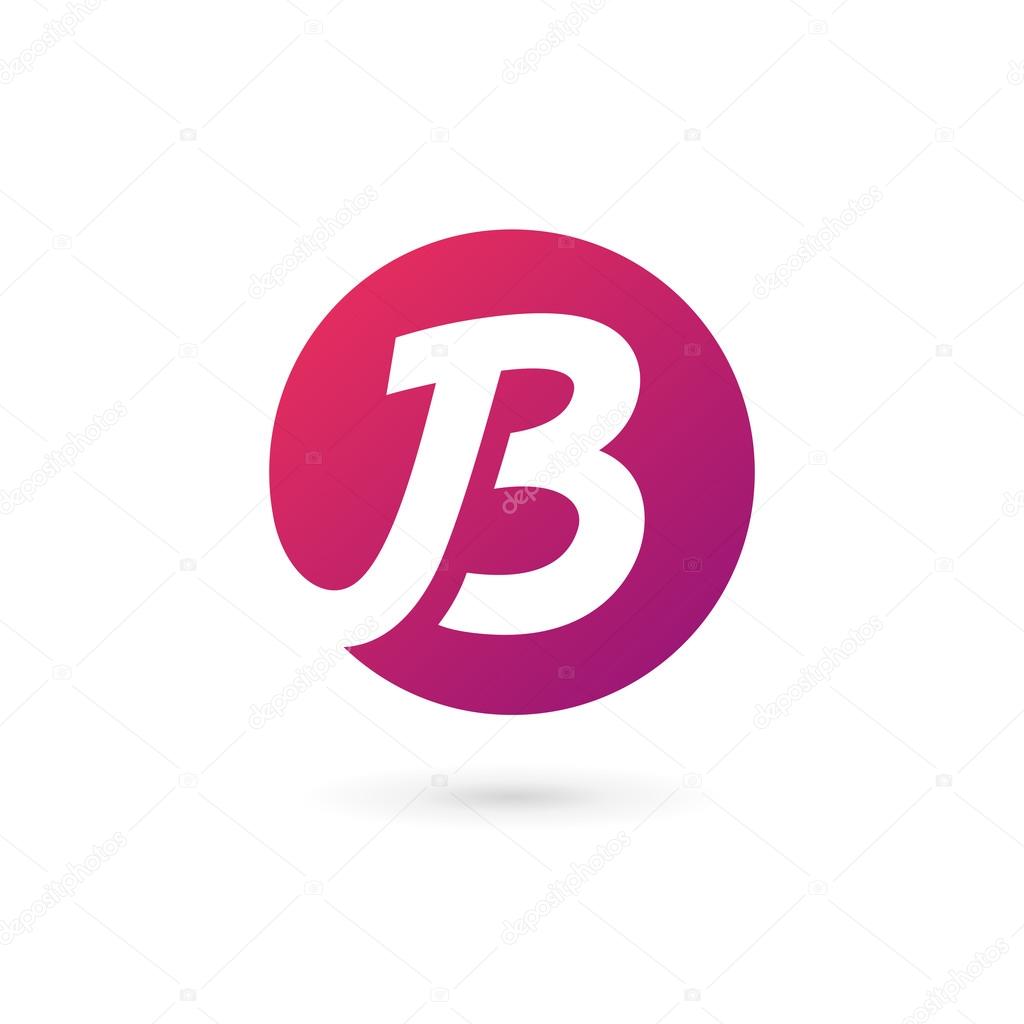 Letter B logo icon design template element