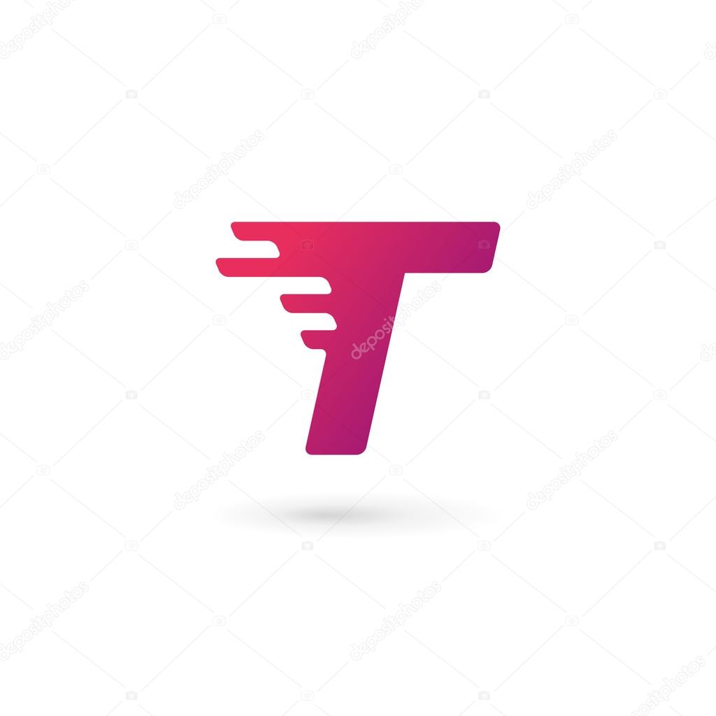 Letter T logo icon design template elements