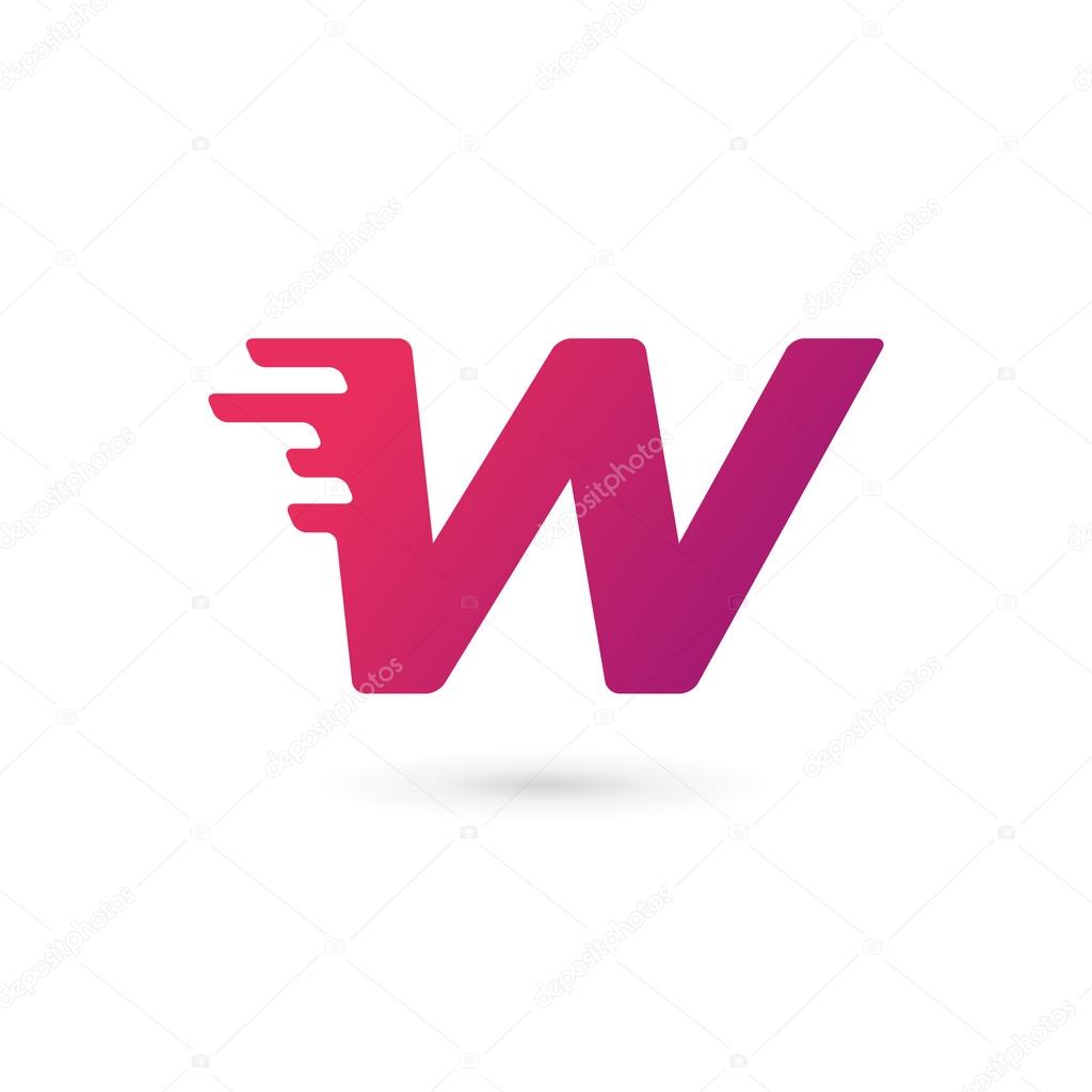 Letter W logo icon design template elements