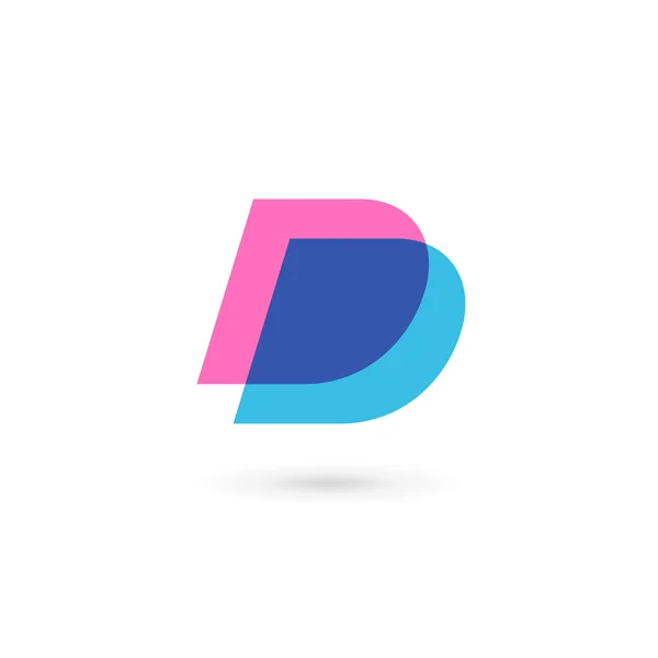 Letter D logo pictogram ontwerp template elementen — Stockvector