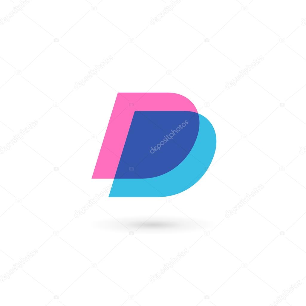 Letter D logo icon design template elements