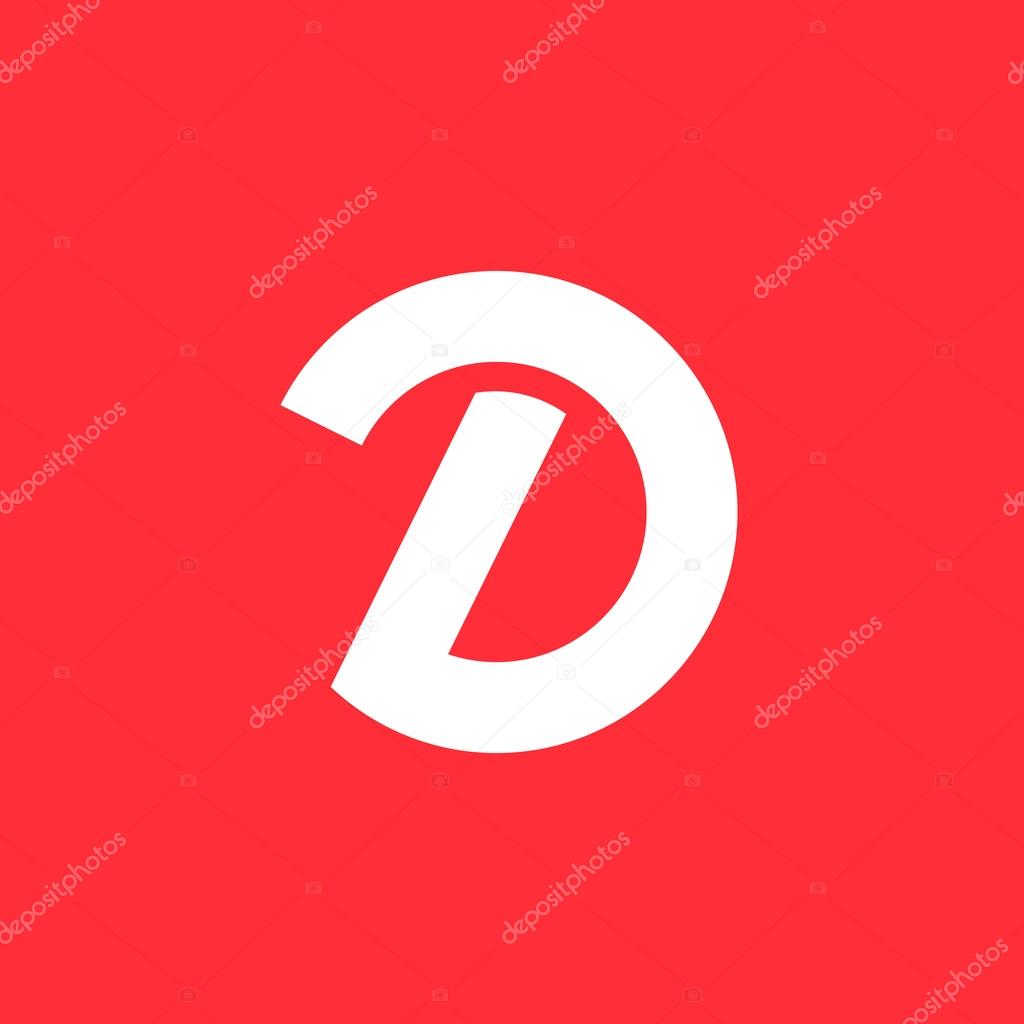 Letter D logo icon design template elements