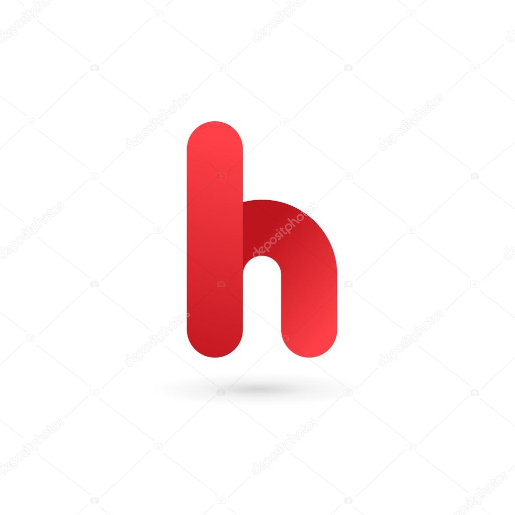 Letter H logo icon design template element