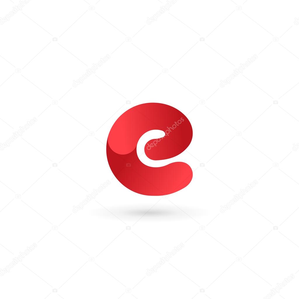 Letter E logo icon design template element