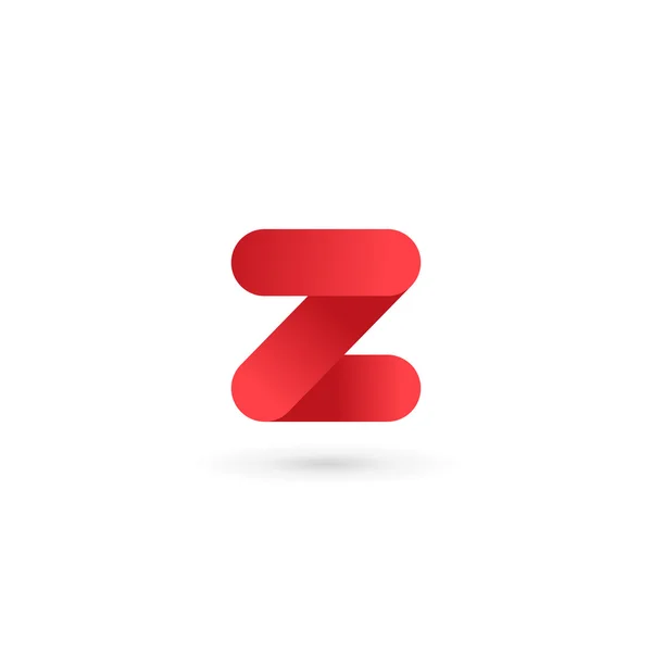 Z logo pictogram ontwerp sjabloon briefelementen — Stockvector