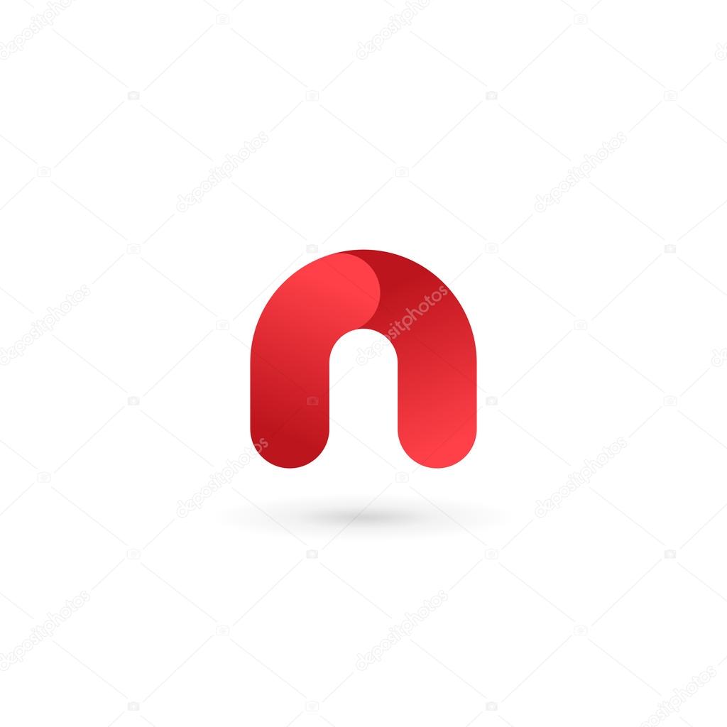 Letter N logo icon design template element