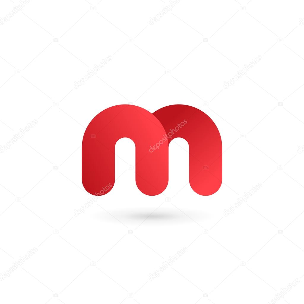 Letter M logo icon design template element