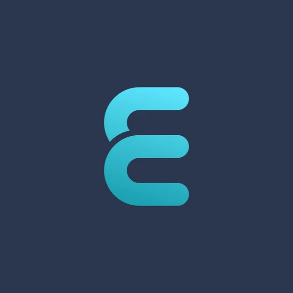 Letter E logo pictogram ontwerp template elementen — Stockvector