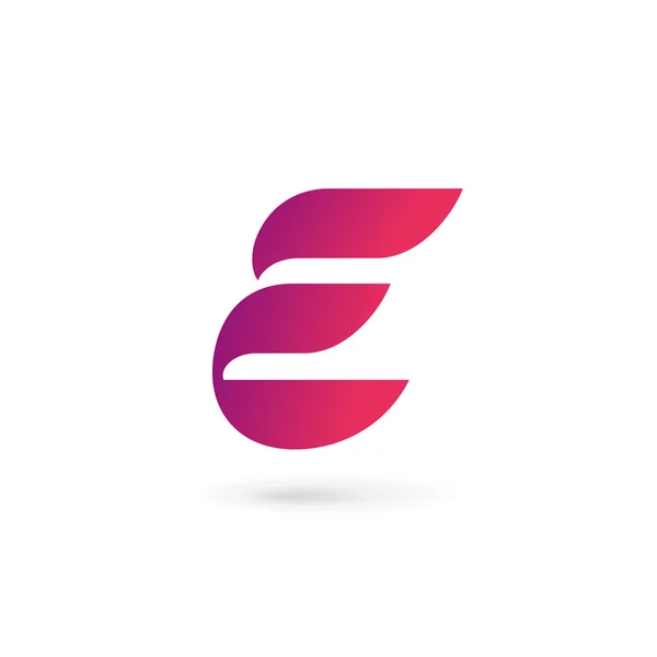 Letter E logo pictogram ontwerp template elementen — Stockvector