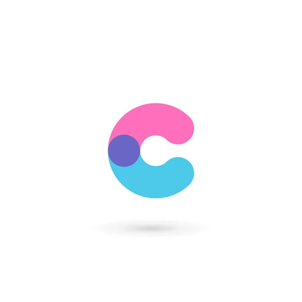 Letter C logo pictogram ontwerp template elementen — Stockvector