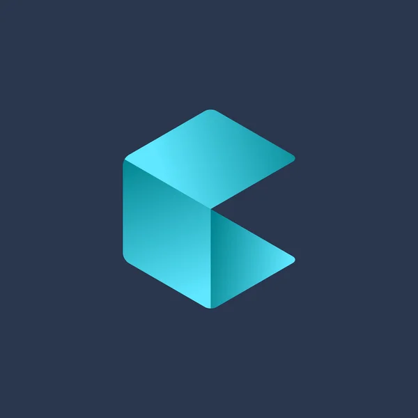 Letter C logo pictogram ontwerp template elementen — Stockvector