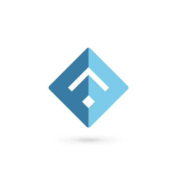 Letter F logo pictogram ontwerp template elementen — Stockvector