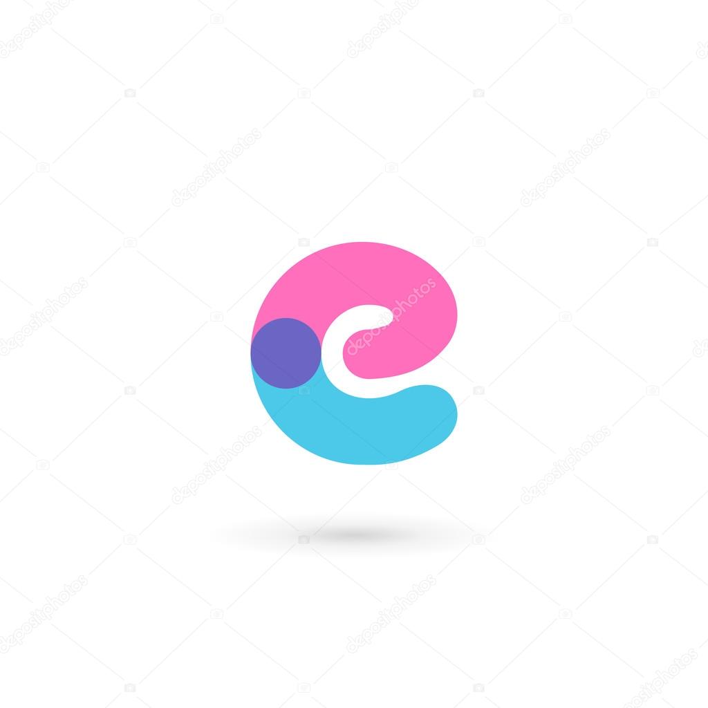 Letter E logo icon design template elements