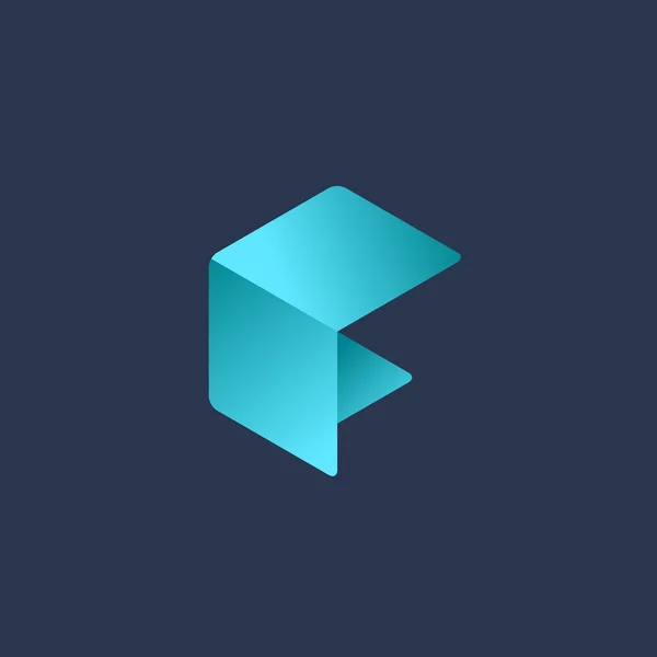 F betű logó ikon design sablon elemek — Stock Vector