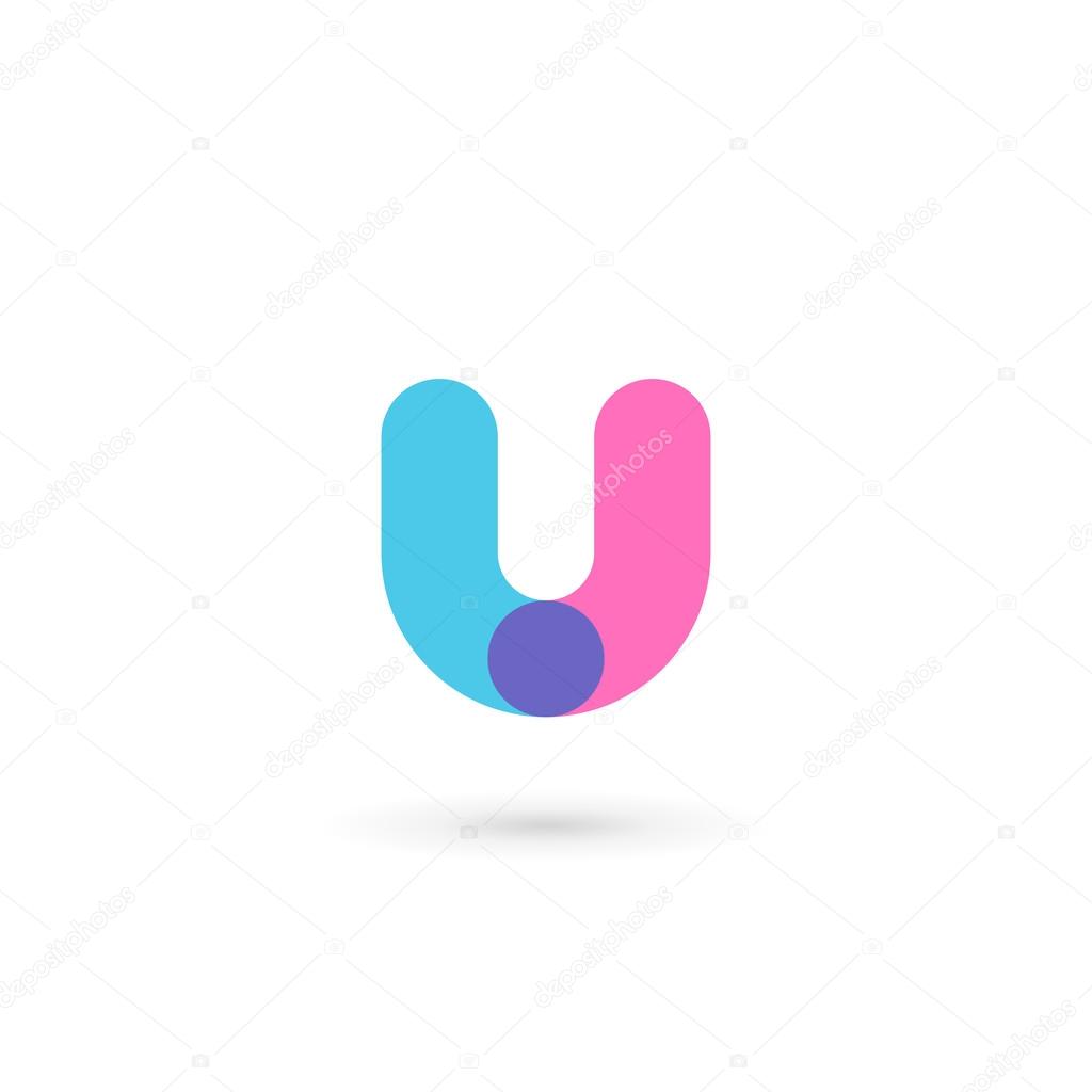 Letter U logo icon design template elements