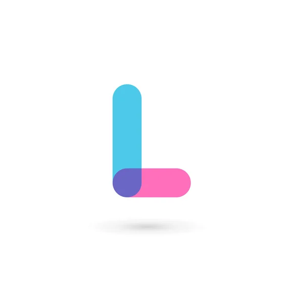 Elementy wzoru ikony logo litery L — Wektor stockowy