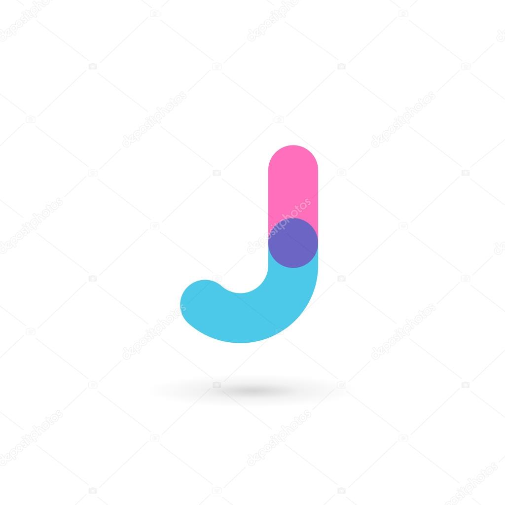 Letter J logo icon design template elements