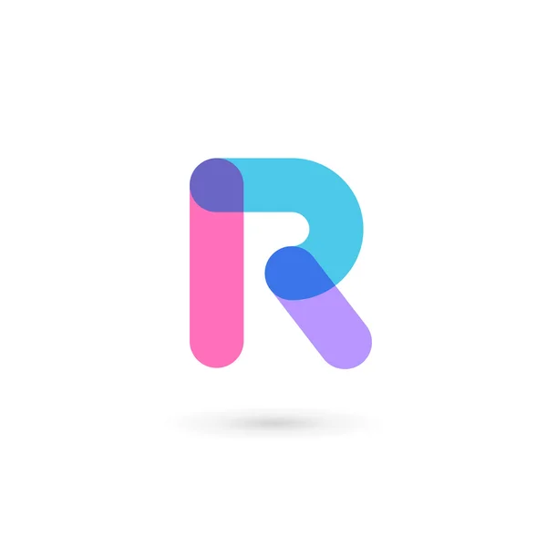 Letter R logo icon design template elements Stock Illustration