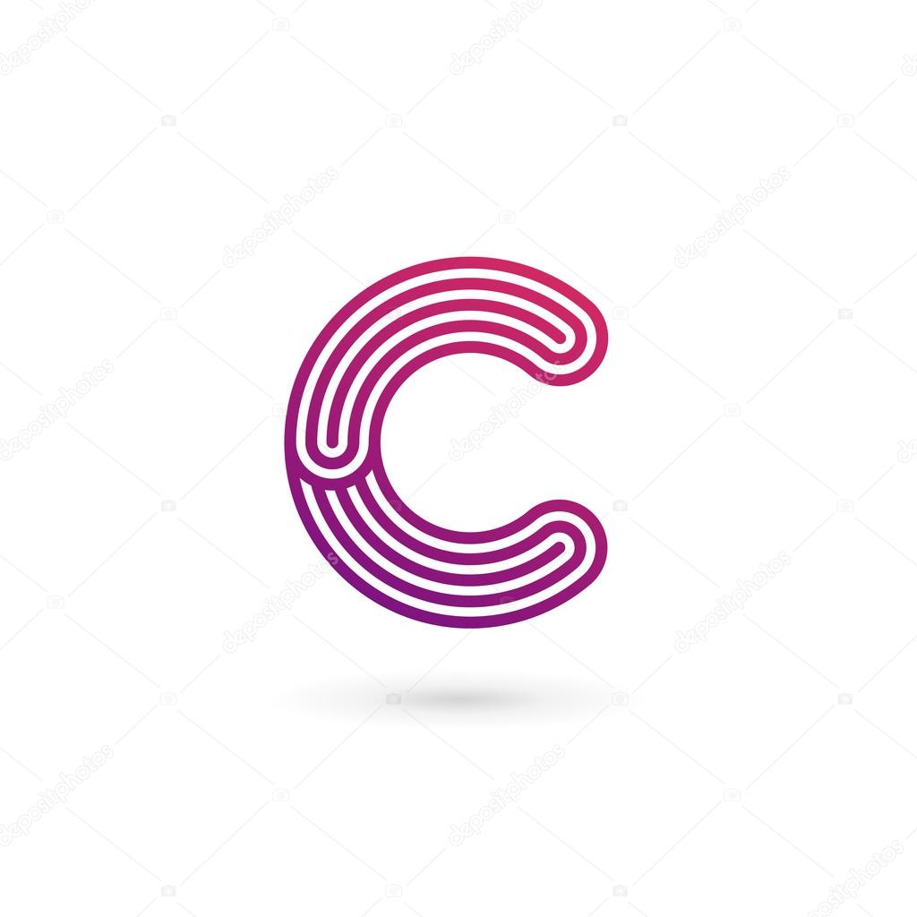Letter C logo icon design template elements