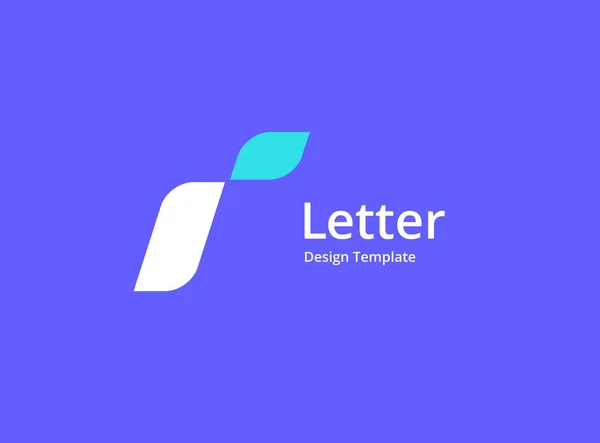 Letra Logotipo Ícone Design Elementos Modelo —  Vetores de Stock