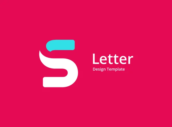 Lettre Numéro Éléments Modèle Conception Icône Logo — Image vectorielle