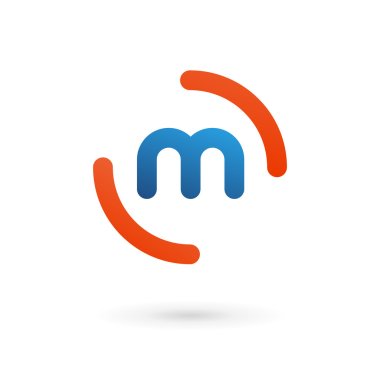 Letter M logo icon design template elements clipart