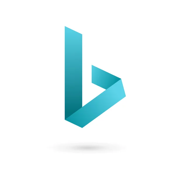 Letter B logo icon design template elements — Stock Vector