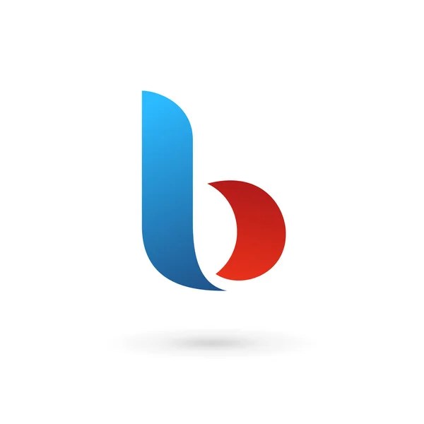 B logo letterpictogram — Stockvector