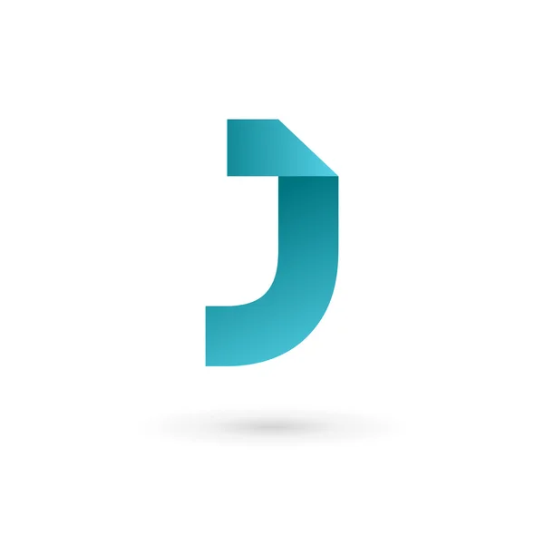Elementy wzoru ikony logo litery J — Wektor stockowy