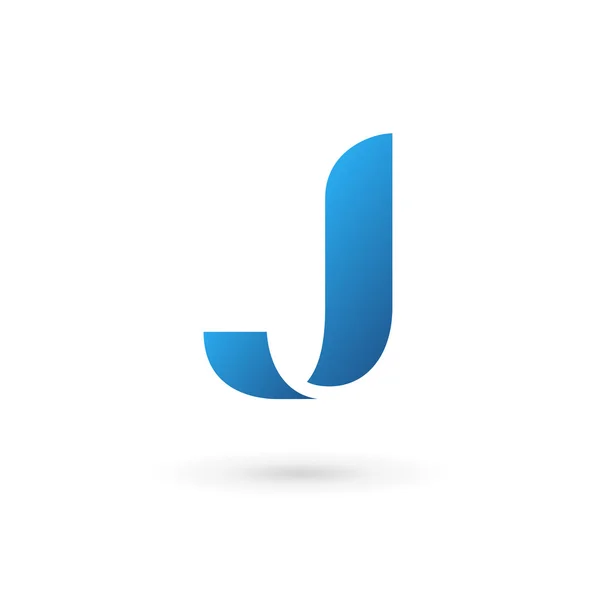 Lettre j icône du logo — Image vectorielle