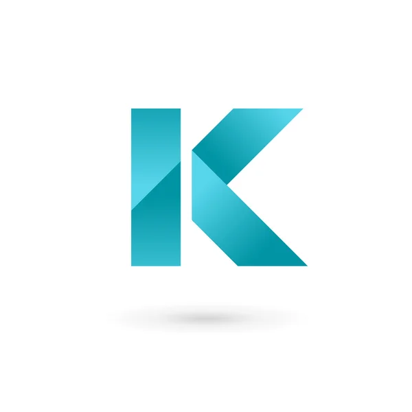 Letter K logo pictogram ontwerp template elementen — Stockvector