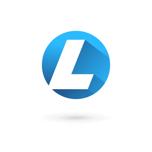 Ikona logo litery L — Wektor stockowy