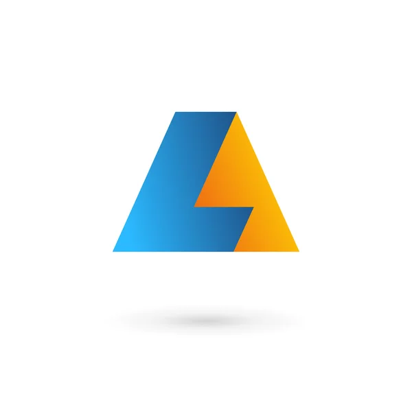 Carta L logotipo ícone —  Vetores de Stock