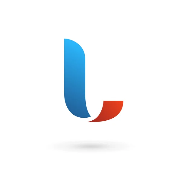 Letter L logo pictogram — Stockvector