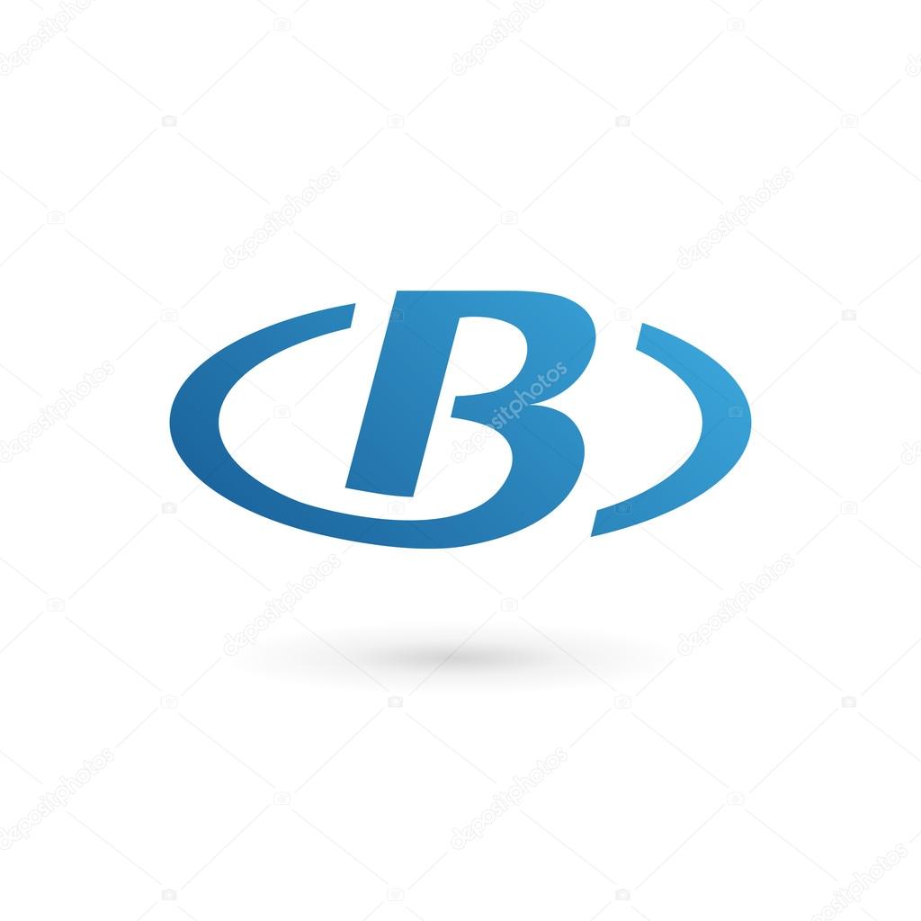 글자 B 로고 아이콘 설계 기본 요소 스톡 벡터 - ©arbuzu 55080557, image size:1024x1024
