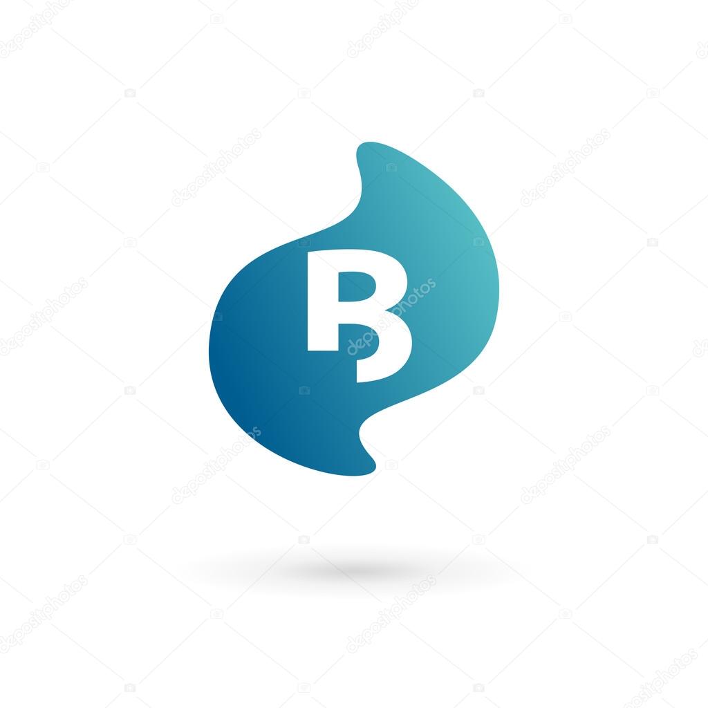 Letter B logo icon design template elements